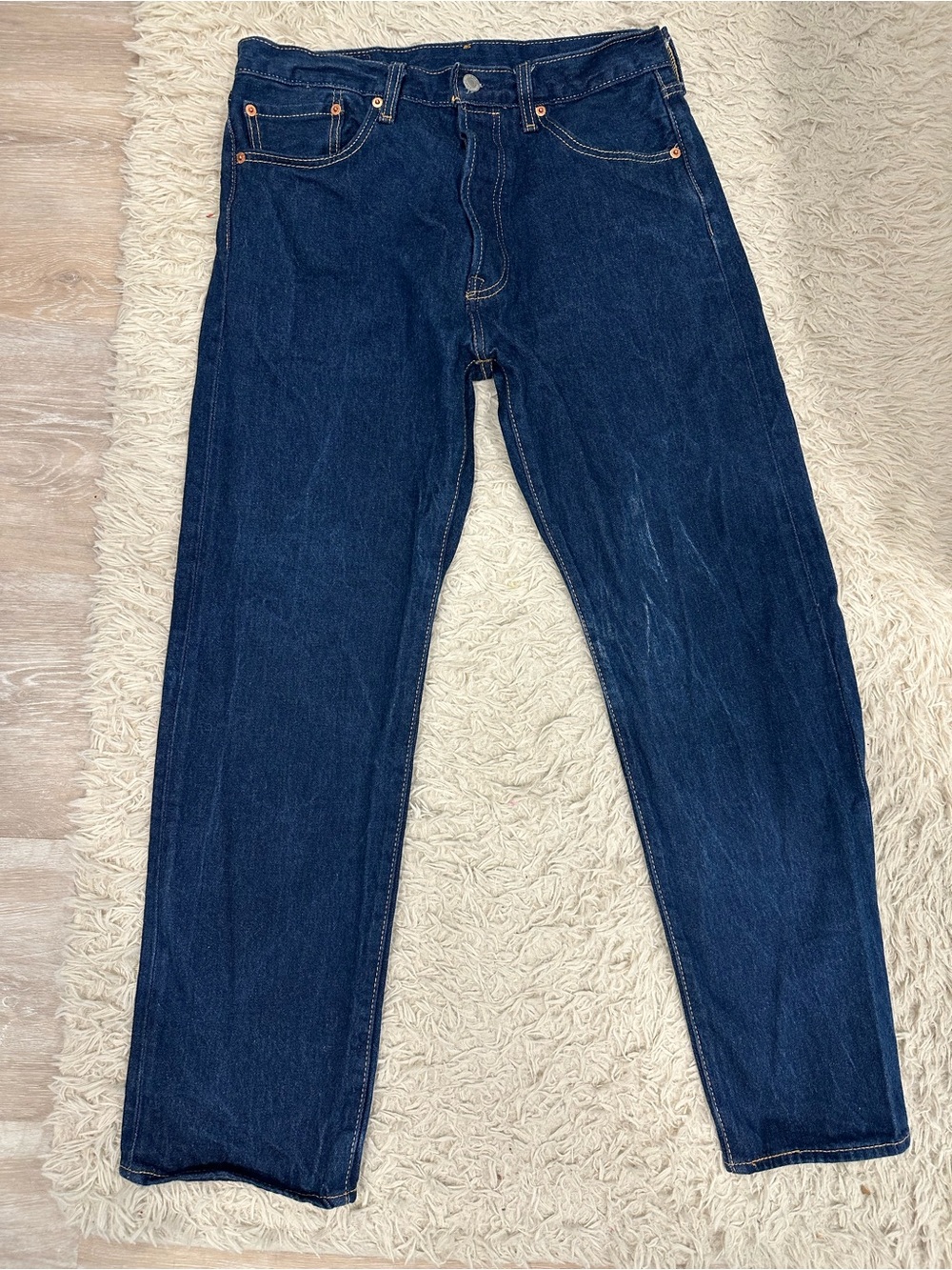Slim Straight Men's Jeans in Deep Indigo
